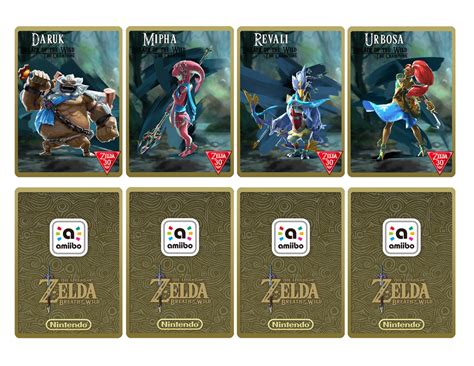 all legend of zelda nfc cards|Zelda botw amiibo cards.